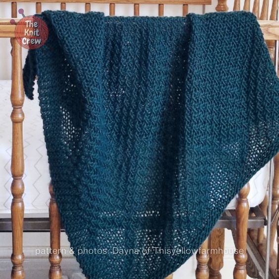 Baby Blanket for Beginners - Curated By The Knit Crew