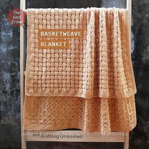 Basketweave Blanket - Curated By The Knit Crew