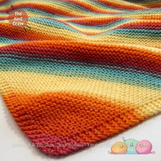 Corner to Corner Garter Stitch Blanket - Curated By The Knit Crew