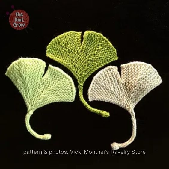 Ginkgo Leaf Curated By The Knit Crew
